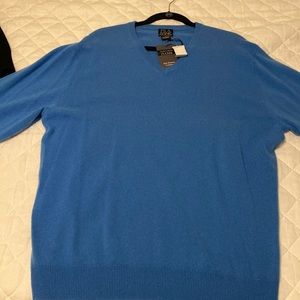 Jos. A Banks cashmere V-neck sweater